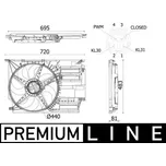 MAHLE Větrák chlazení motoru MAO CFF 531 000P + DOPRAVA ZDARMA!