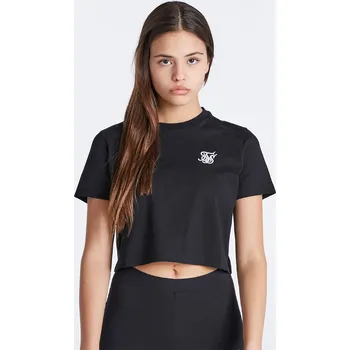 Dívčí tričko Tričko SikSilk Black 1111495 11-12 (L)