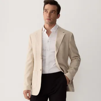 Pánské sako Reserved - Sako slim fit s viskózou - béžová - 8678N-08M - 8678N-08M-XXL