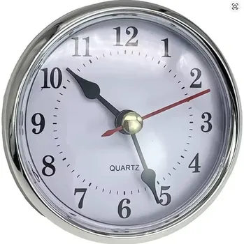 Hodinový strojek XC4-20 Latinské číslice stříbrná obroučka 65mm