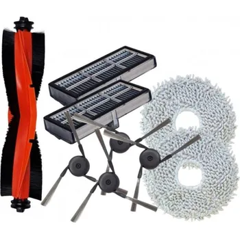Sada příslušenství pro robotický vysavač 9ks HEPA filtry, kartáče a mopy pro DREAME L40 Ultra, X40 Pro/Ultra, Mova P10, P50 sada