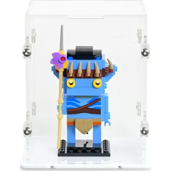 Stavebnice LEGO iDisplayit Displej box pro LEGO® BrickHeadz - bílý