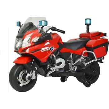Dětské elektrovozidlo Mamido Elektrická motorka BMW R1200 Policie červená
