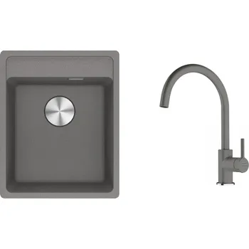 Kuchyňský dřez Franke MRG 610-37 RTL šedý kámen+FC 6018.084 114.0700.785 + Sleva 10% při zadání kódu "ZIMA10"