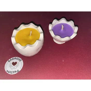 Svíčka HandMade by VeJa Svíčka v odlitku misky ve tvaru vajíčka