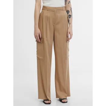 Dámské kalhoty Světle hnědé dámské kalhoty ORSAY Orsay hnědá | kaki 2834634