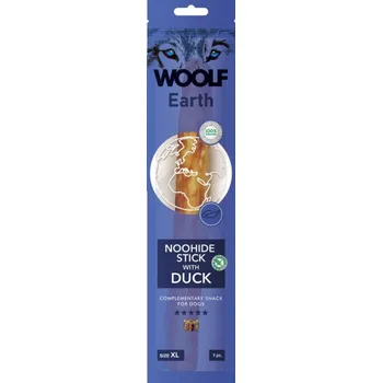 Pamlsek pro psa Woolf pochoutka Earth NOOHIDE XL Stick with Duck 85g