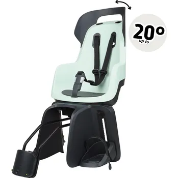 cyklosedačka BOBIKE Polohovatelná dětská sekačka na rám GO ZELENÁ|ČERNÁ