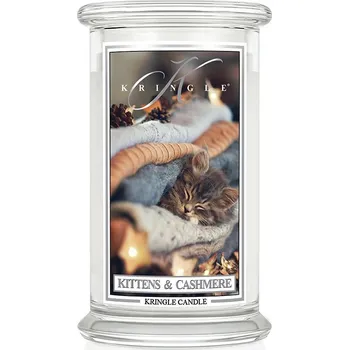 Svíčka Kringle Candle svíčka Kittens & Cashmere (sójový vosk), 623 g