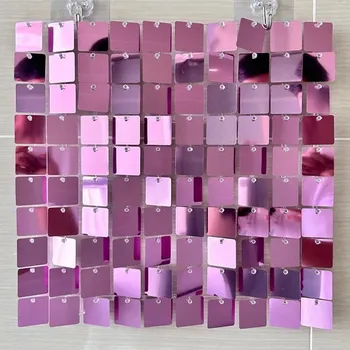 Party dekorace Třpytivá dekorace na svatbu i oslavy | párty doplňky 18 ks - fialová