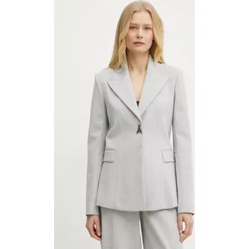 Dámské sako Sako Patrizia Pepe šedá barva, 8S0506 A025 8S0506.A025 09X, vel. 40