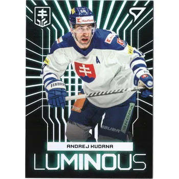 Sběratelská karetní hra 2024 SportZoo Hokejové Slovensko ANDREJ KUDRNA Luminous