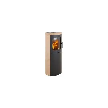 Krbová kamna HETA Scan-line 810 černý lak a kompletní obklad pískovec blackwood