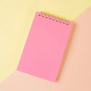 Malý poznámkový blok na cesty | mini notýsek - Růžový