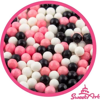 Jedlá dekorace na dort SweetArt cukrové perly Minnie mix 7 mm (80 g)