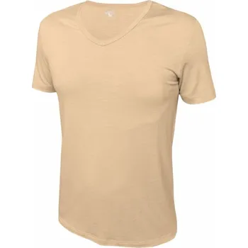 Pánské vlněné tričko, krátký rukáv IVOL 901 béžová M