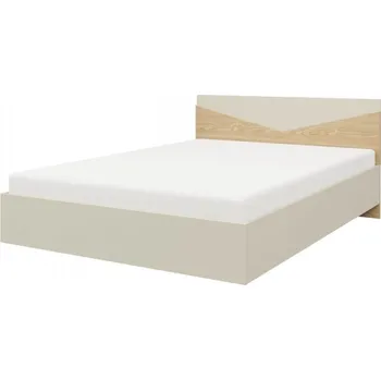 Postel Manželská postel Frumen 140 FU09, Barva: béžová/šedá béžová + olejovaný dub MIRJAN 5903211385353