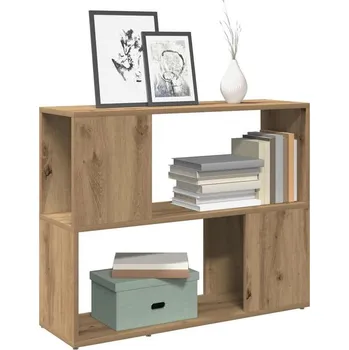 Knihovna vidaXL TV stolek 80 x 24 x 63 cm dřevotříska [809119] Barva: dub artisan