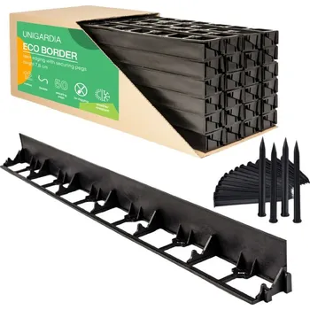 Zahradní obrubník UNIGARDIA ECO Border černý