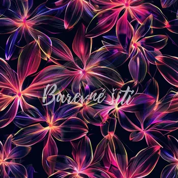 Sportovní úplet Silver light Vínové světélkující květy (E) (Sportovní úplet Silver)