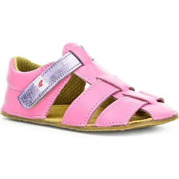 Dívčí sandály EF Barefoot Ef Fialovo růžové barefoot sandály Velikost boty (EU): 22, Vnitřní délka boty: 138, Vnitřní šířka boty: 64