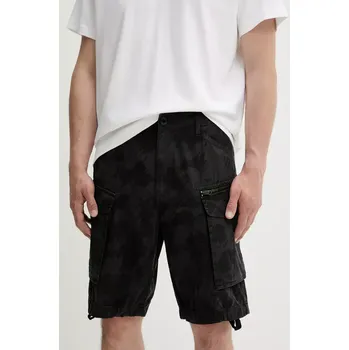 Pánské kraťasy Bavlněné šortky G-Star pánské, černá barva, D08566-D955 D08566.D955 99X, vel. 36
