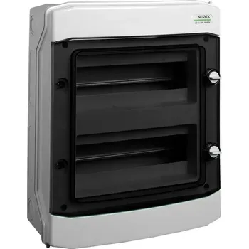 modulární přístroj a rozvaděč PLASTOVÝ INSTALAČNÍ HUB IP65, 2x12 modulů. PHS 24T FB NOARK 110685