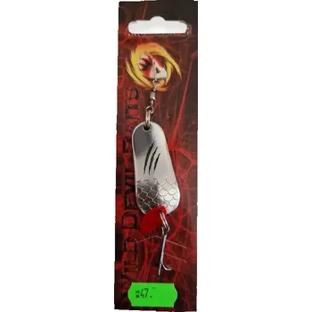 Umělá nástraha Plandavka Wild Devil Baits stříbrná 16g 45mm