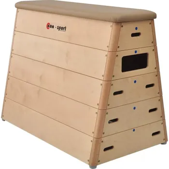 Coma-sport Švédská bedna dřevěná 5 dílná, syntetická useň, bez přepravního systému