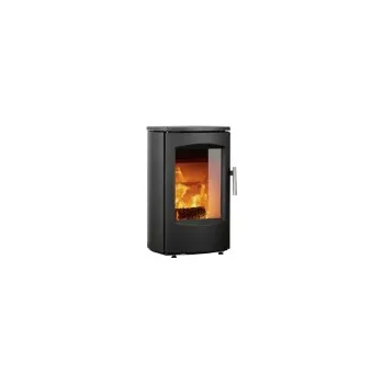 Krbová kamna HETA Scan-line 7L černý lak a horní deska pískovec blackwood