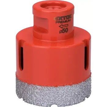 Příslušenství k vrtačce 8801872 Vykružovací diamantová korunka 50mm pro úhlové brusky EXTOL PREMIUM