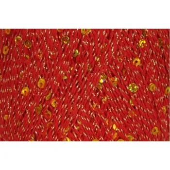 Příze Rozetti Yarns Cotton Gold 1092 Red-Gold Pletací příze