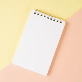 Malý poznámkový blok na cesty | mini notýsek - Bílý