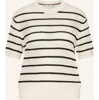 Tommy Hilfiger Dámské Úpletové Tričko, režná / tmavě modrá, 34