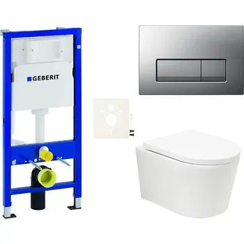 Klozet Závěsný wc set do lehkých stěn / předstěnová SAT BREVIS SIKOGESBRTORD50