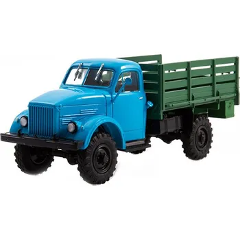 autíčko GAZ-63 1:43 - MODIMIO časopis s modelem Legendární náklaďáky SSSR #52 GAZ-63 - kovový model