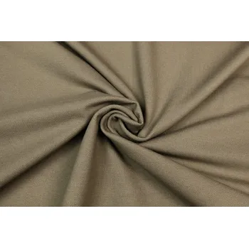 Bavlněný úplet vysokogramážní jeans písková