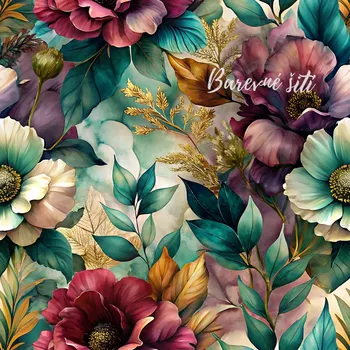 Úplet, Chladné květy (E) (Top kvalitní úplet Bella digitisk)