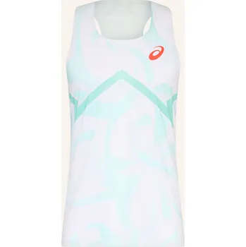 Pánské tílko Asics Pánský Běžecký Top Light Knit Singlet, bílá / mátová, XXL
