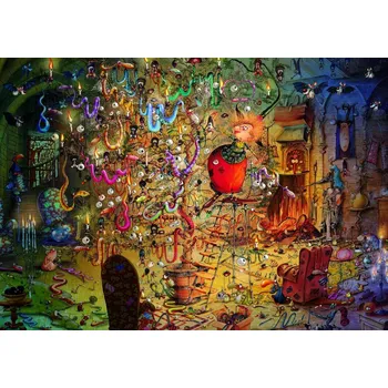 Puzzle Puzzle Grafika Čarodějnice, 1500 dílků + k objednávce puzzle zdarma