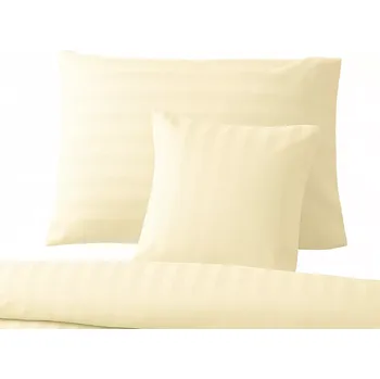 Povlečení Bavlněné povlečení Atlas grádl - šampaň 20 mm - na zip