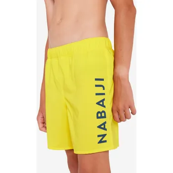 Dětský bazének DECATHLON Chlapecké plavecké kraťasy 100 5-6 LET ŽLUTÁ