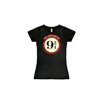 Pánské tričko Dámské tričko Harry Potter: Nástupiště 9 3/4 - Platform 9 3/4 (M) černá bavlna