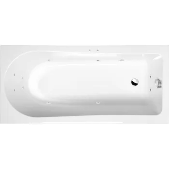 Vana LISA hydromasážní vana, 160x70x47cm, Active Hydro, chrom