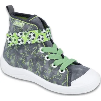 Chlapecká obuv Tenisky plátěnky kecky Befado Tim 268X070 šedozelené fotbal velikost: 29