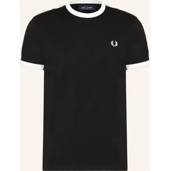 Fred Perry Pánské Tričko, černá, XL