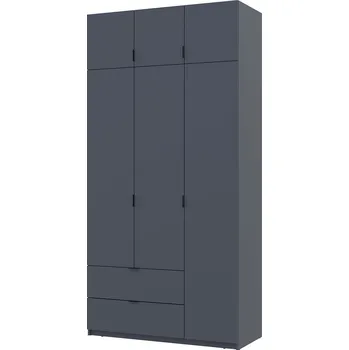 Šatní skříň Skříň čtyřdveřová Lukas 120 cm grafit