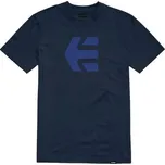 Triko etnies Icon Tee navy/blue L
