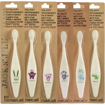 Zubní kartáček Jack N ́Jill BIO dětský zubní kartáček, extra měkký, sloník
