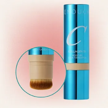 Make-up ENOUGH - Collagen 3X Moisture Stick Foundation SPF50 #21N - Kolagenový make-up v tyčince s praktickým štětcem - 14 g